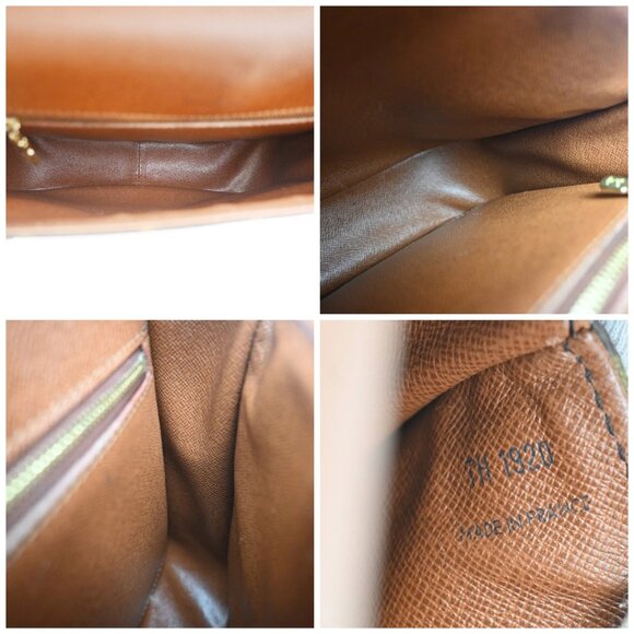 LOUIS VUITTON Saint Cloud GM Shoulder Bag Monogram Leather Brown M51242 39EF675 - Picture 15 of 15